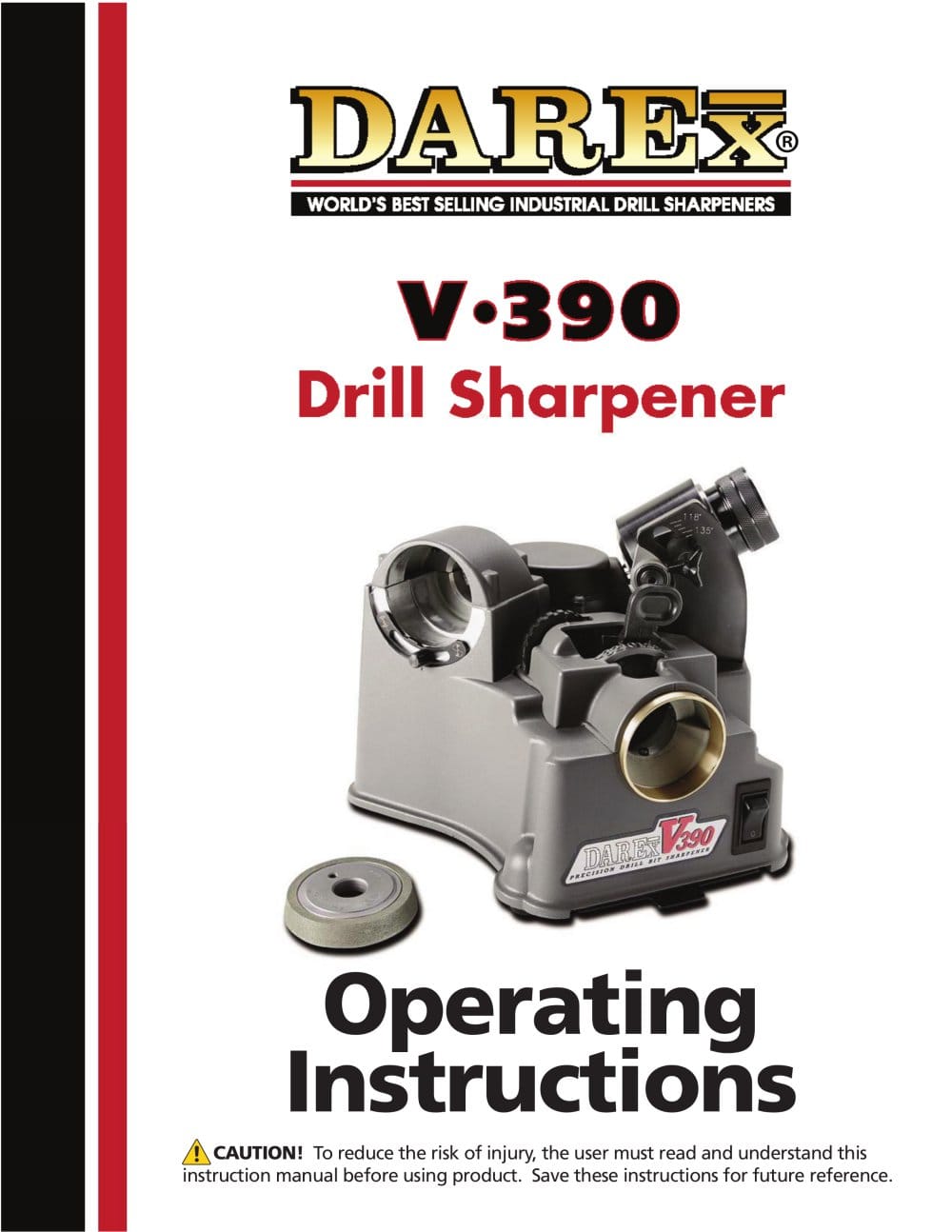 drill sharpener  V-390 Sharpener - Darex