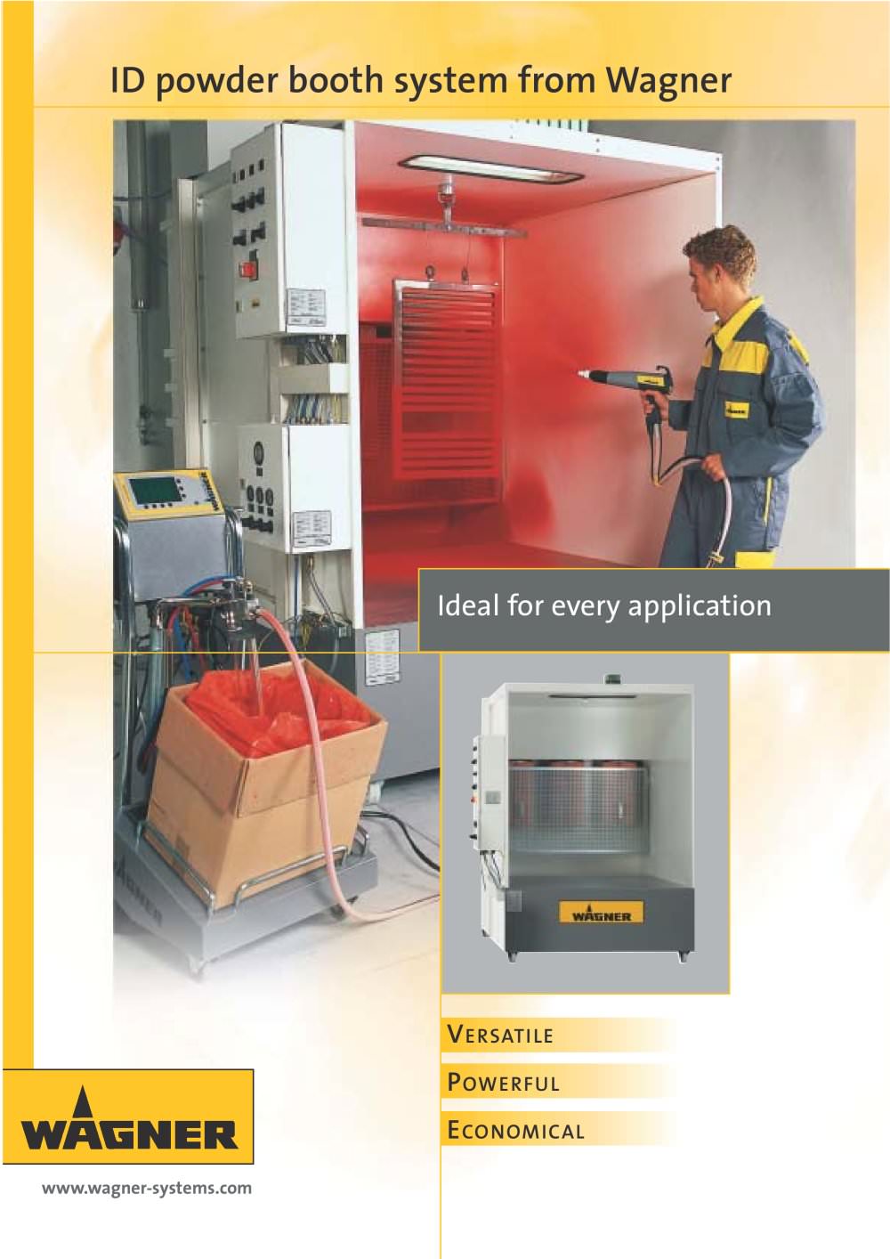 ID powder booth system from Wagner - WAGNER
