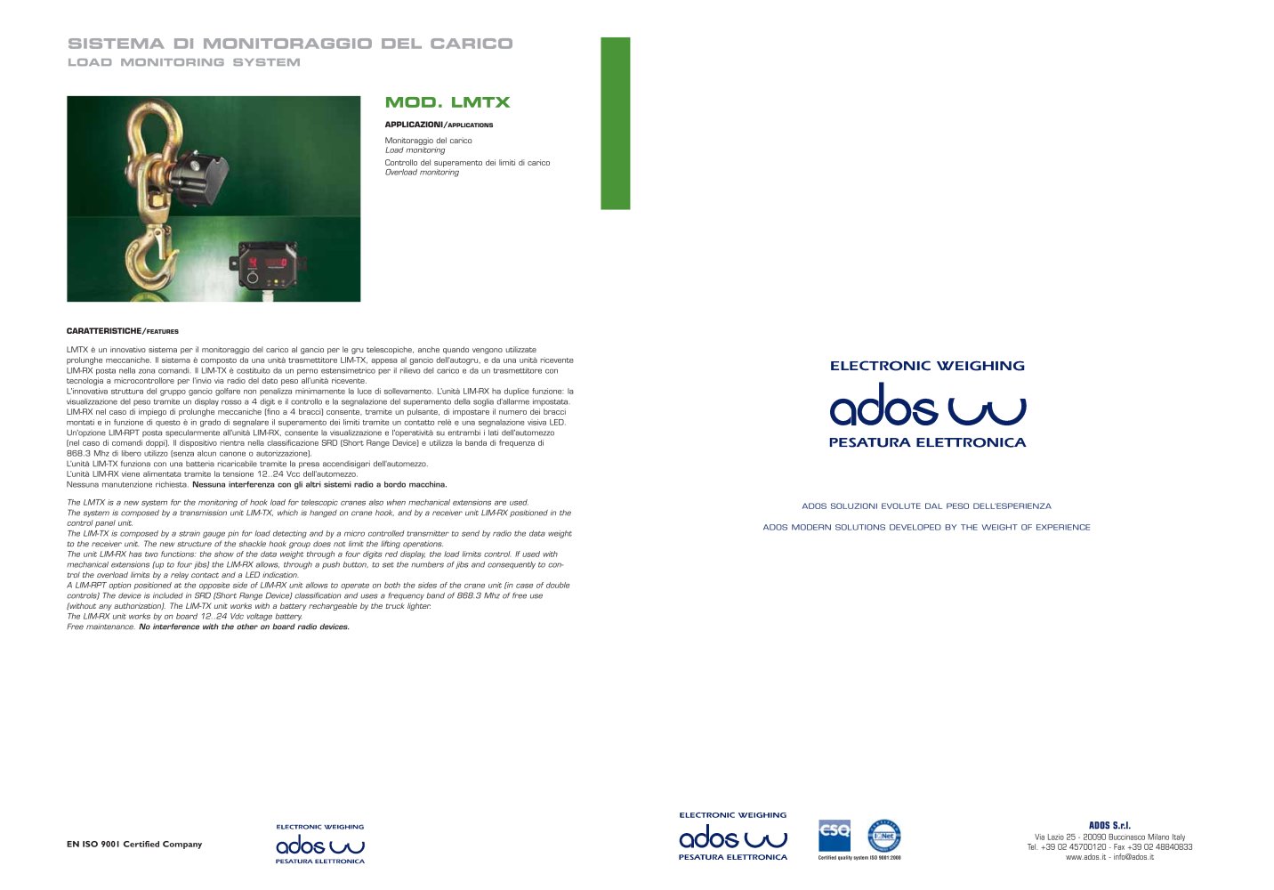 END USER PRODUCTS LMTX - ADOS