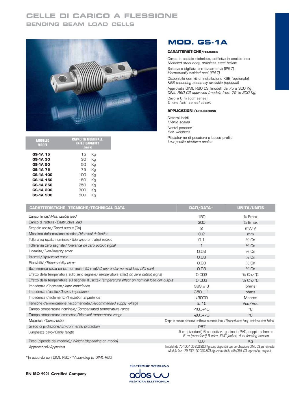 FLEXION GS-1A - ADOS