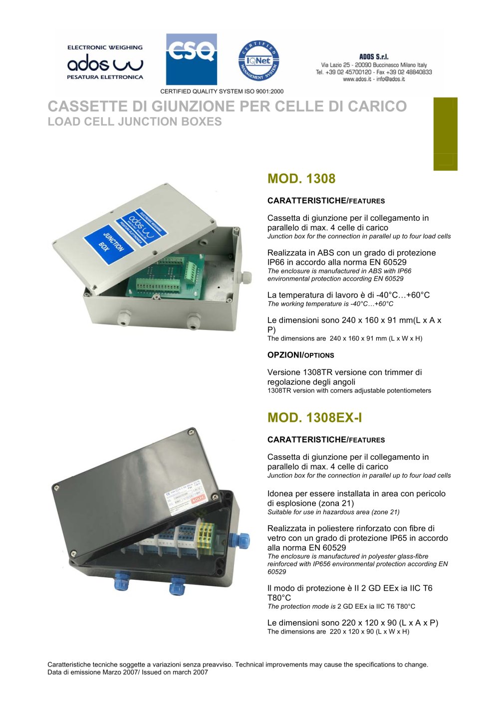 PLANT ACCESSORIES - ADOS