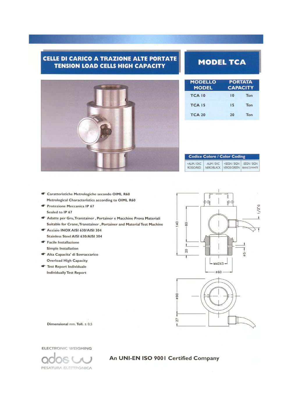 TENSION TCA - ADOS