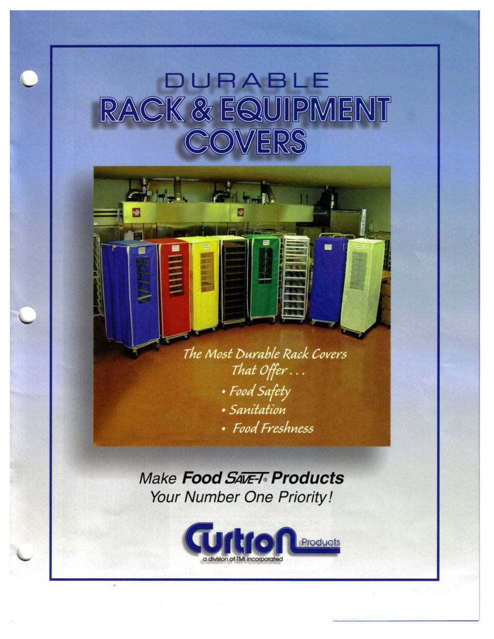 Curtron Bakery Rack and Custom Covers Catalogue - TMI, LLC