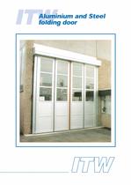 ALU + STEEL - Foldingdoor - a high-speed door
