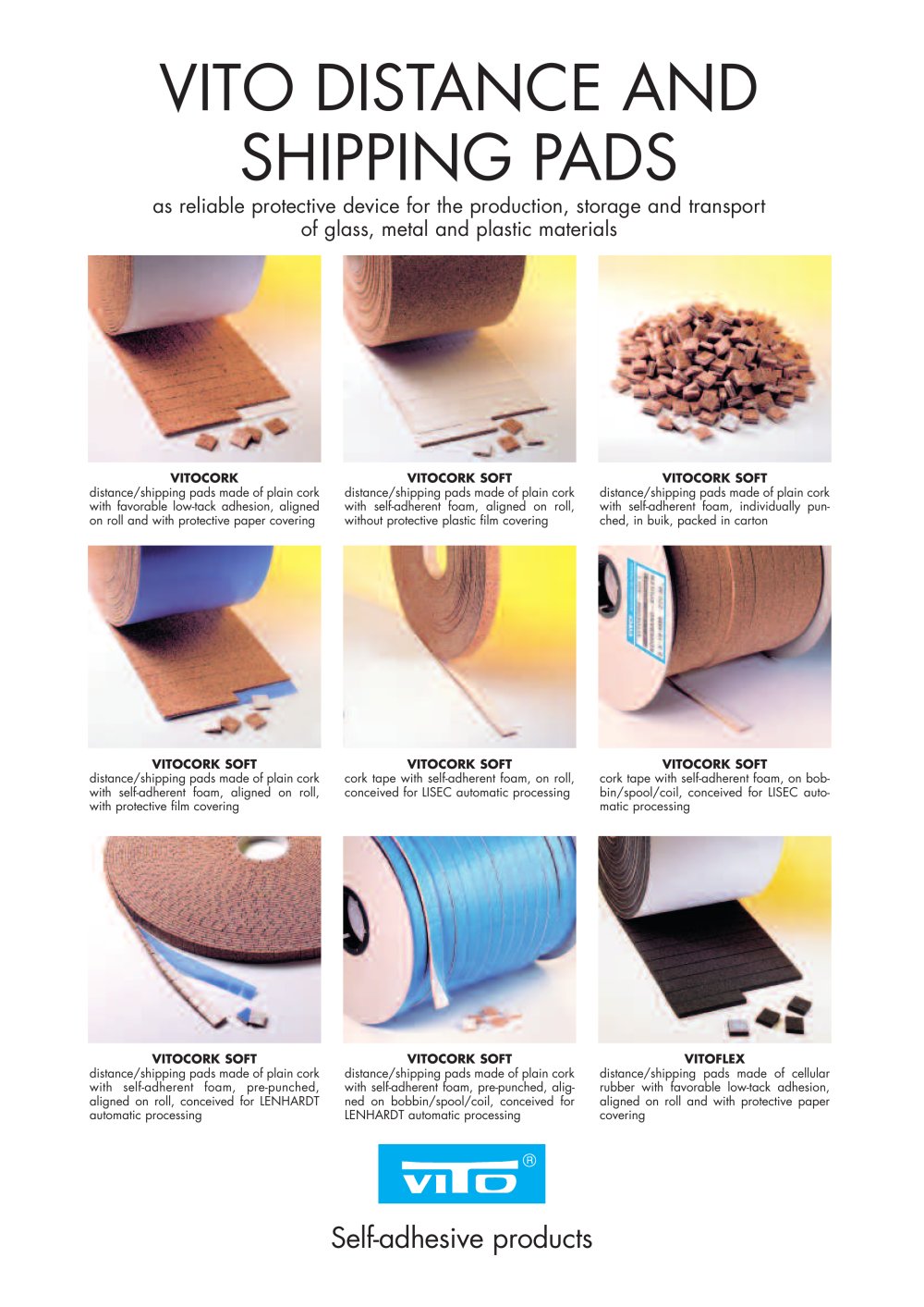 VITO DISTANCE AND SHIPPING PADS - VITO Irmen