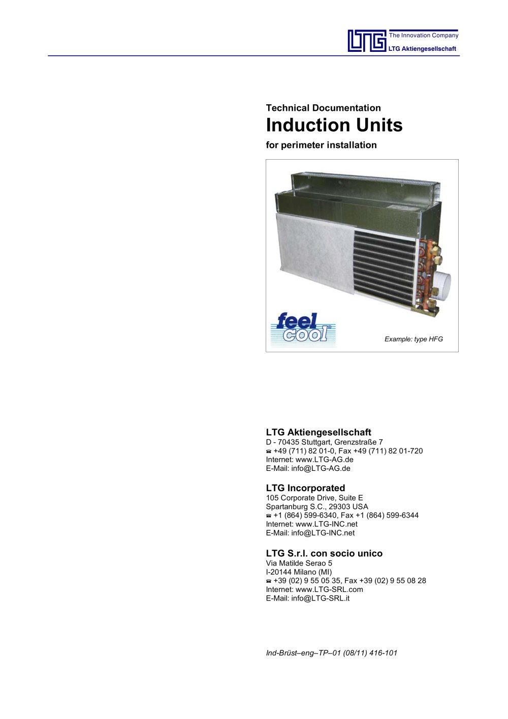 Induction Units for Perimeter Installation - LTG