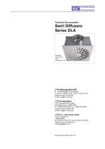Swirl Diffusers Type DLA 9