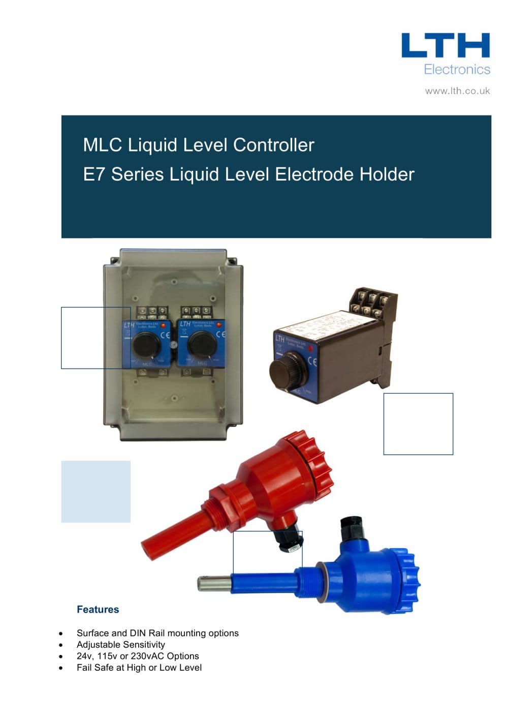 MLC Series    Liquid Level Controllers - LTH Electronics