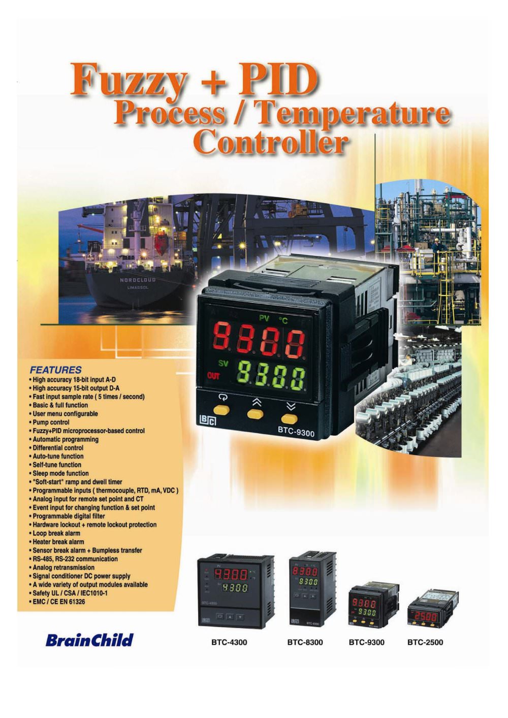 Fuzzy+PID Process/Temperatue Controller - BRAINCHILD ELECTRONIC