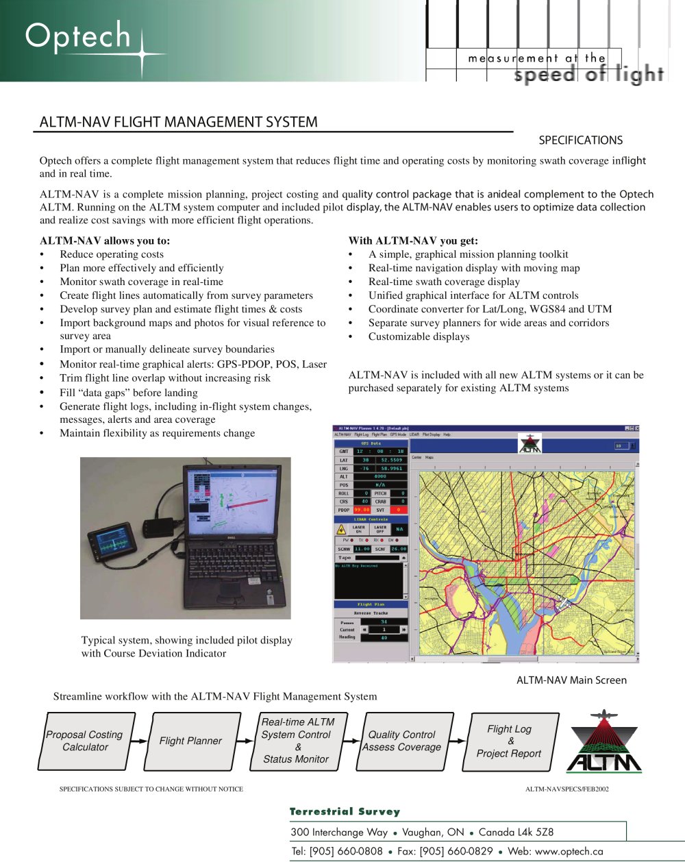 ALTM NAV Software - Optech