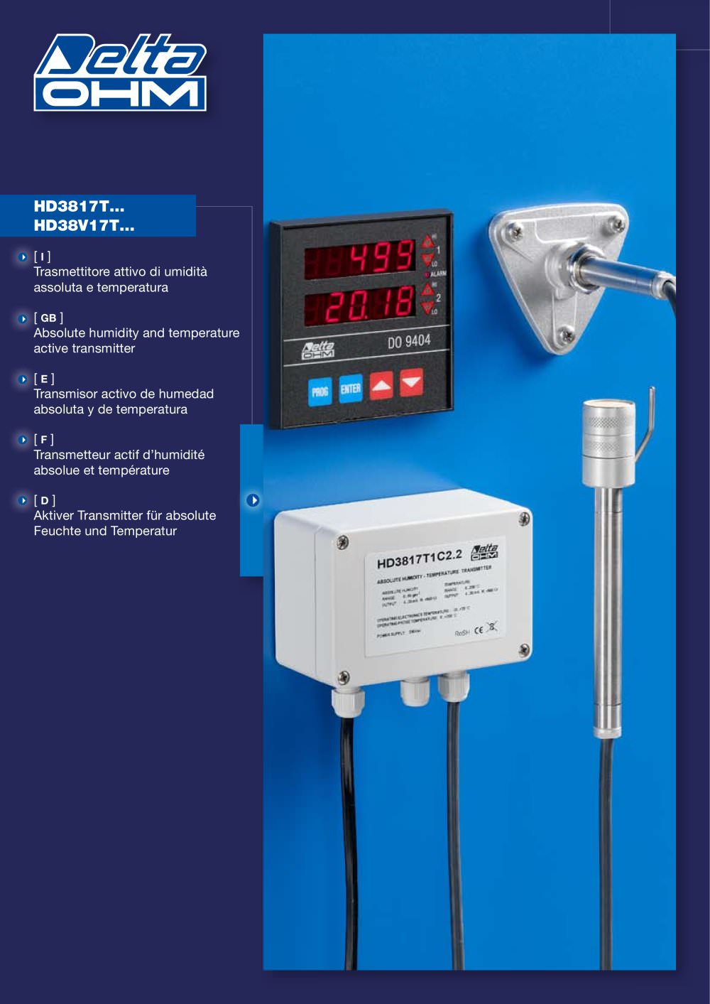 Absolute humidity and temperature - Delta Ohm