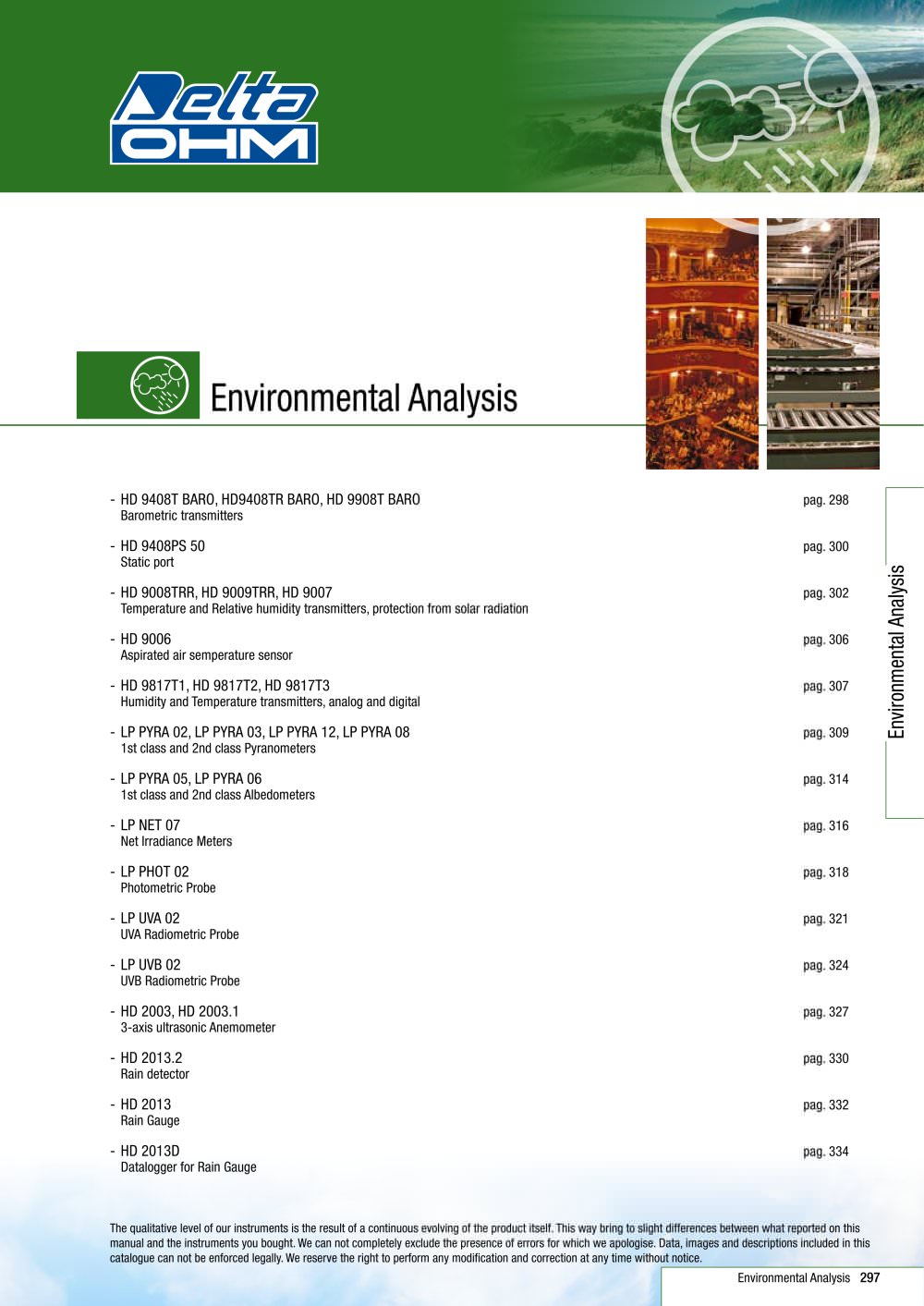 Meteo & Environmental Analysis - Delta Ohm