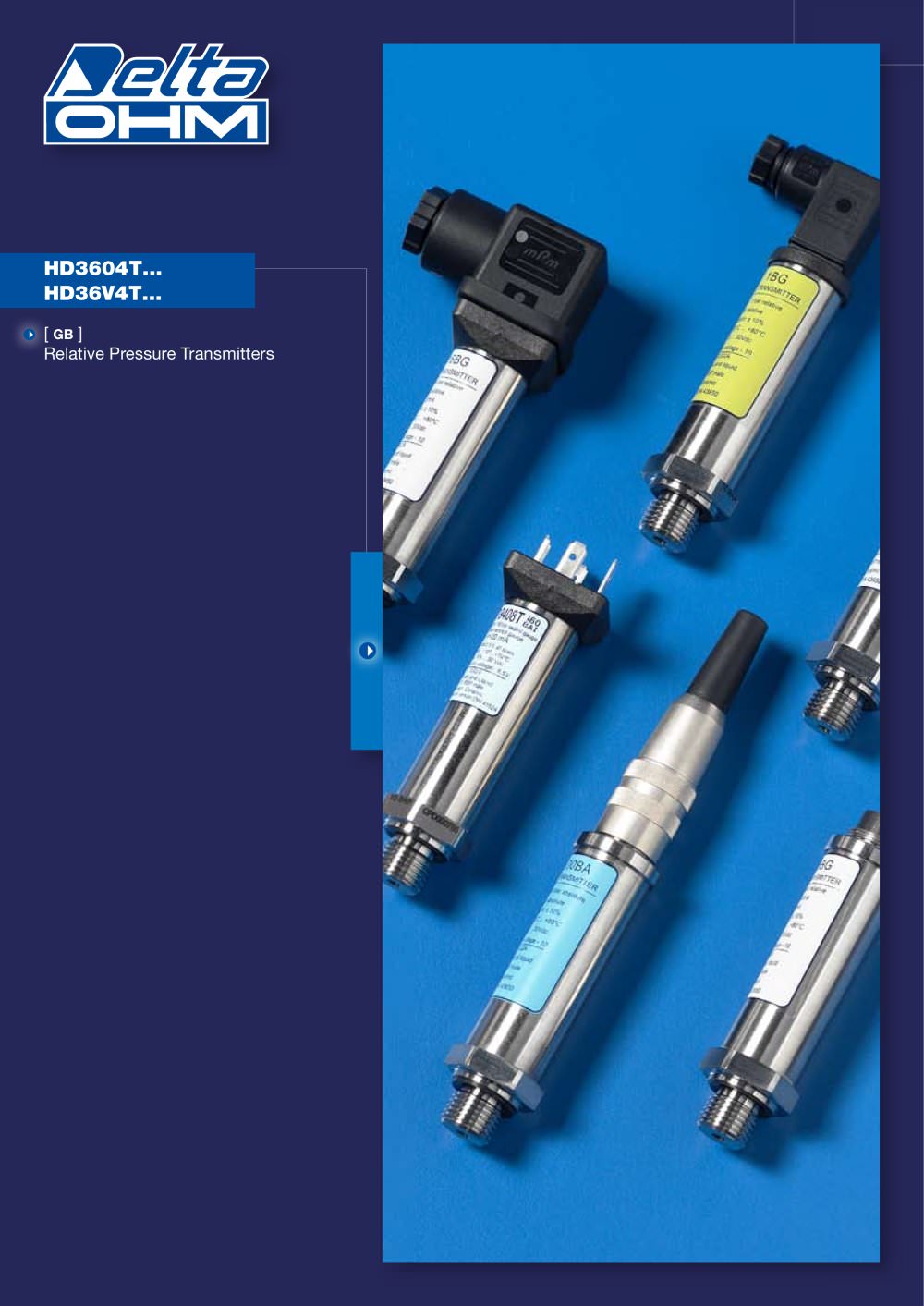 Relative Pressure Transmitters - Delta Ohm