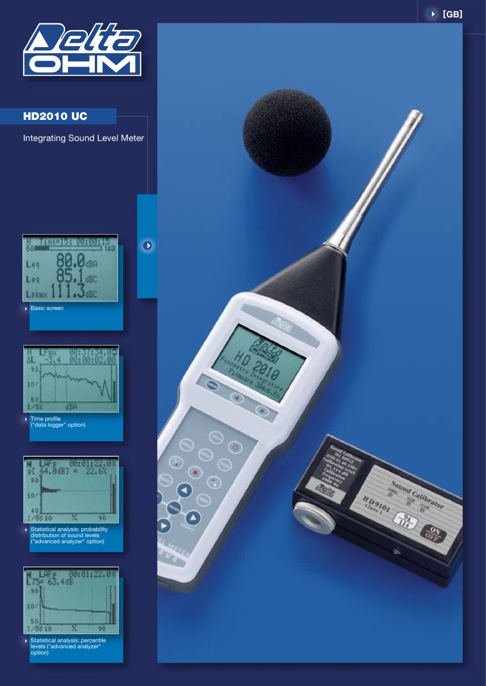 Sound level meters HD 2010 UC - Delta Ohm