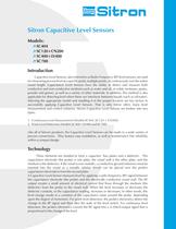 Sitron's Line Of Capacitive Level Sensors and Switches
