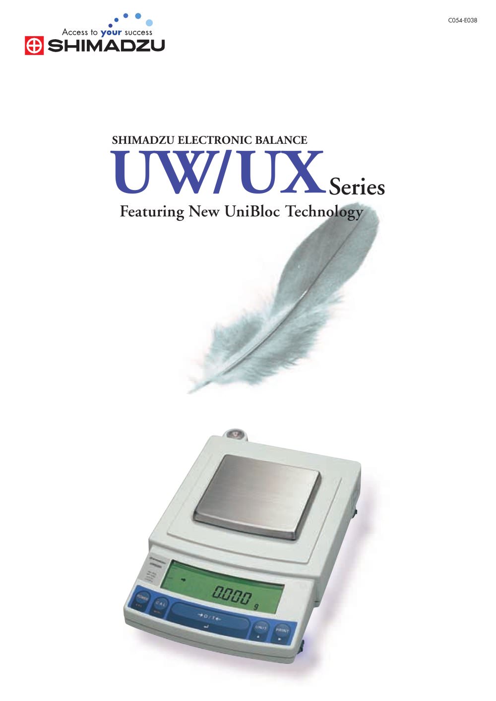 Catalog UW-Series - Shimadzu Europe