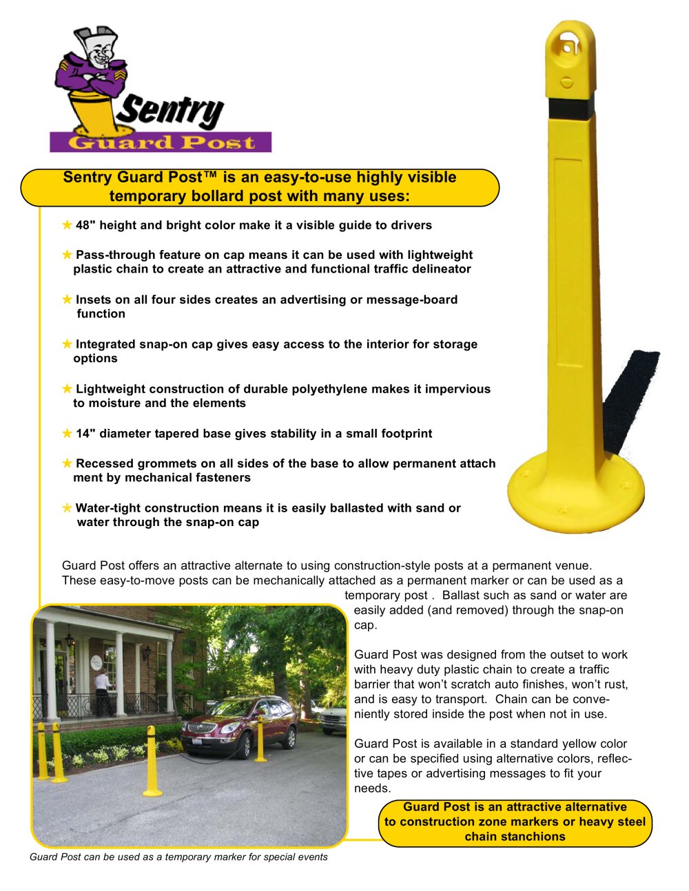 Sentry Guard Post� - Sentry Protection Products
