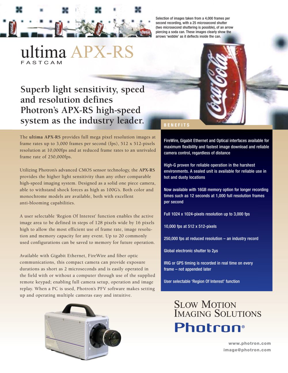 ultima APX-RS - Photron