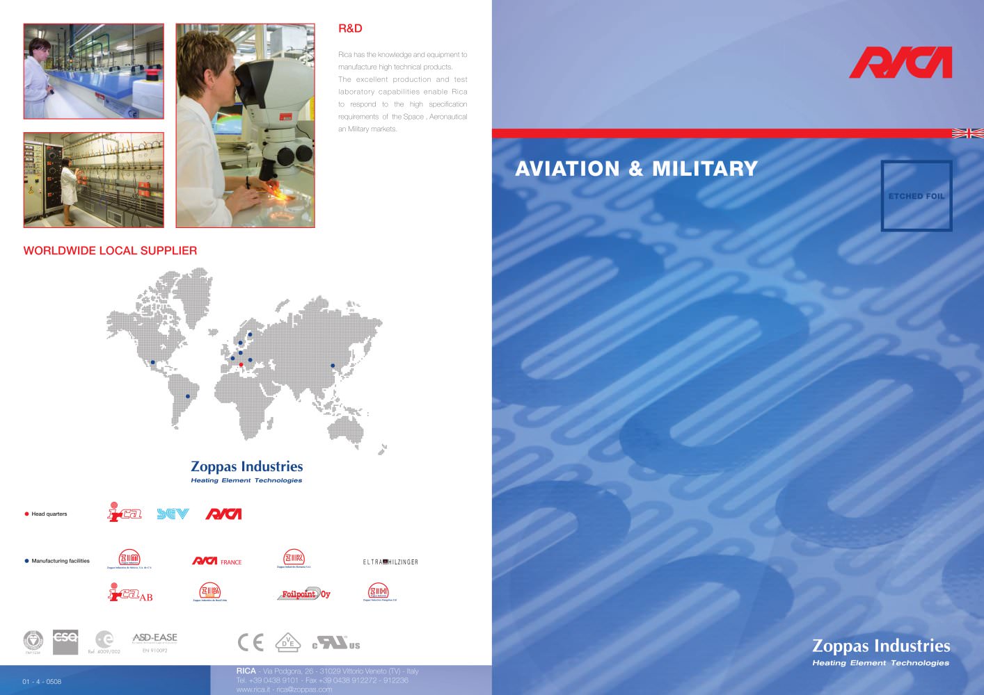 RICA -Aviation & Military Folder - Rica