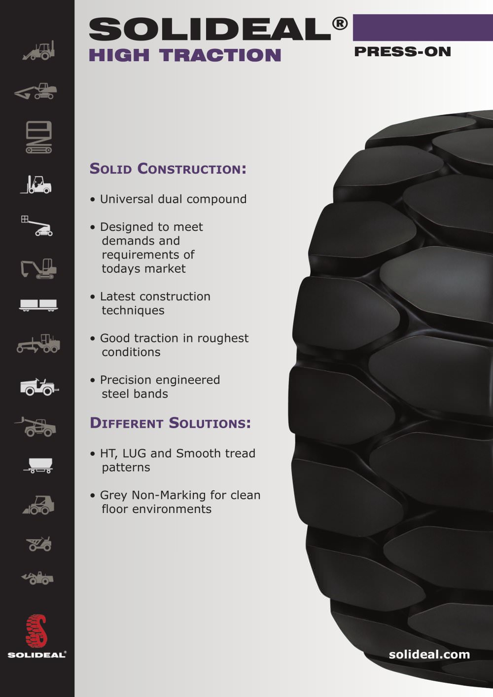 SOLIDEAL&reg; HIGH TRACTION PRESS-ON - SOLIDEAL INTERNATIONAL