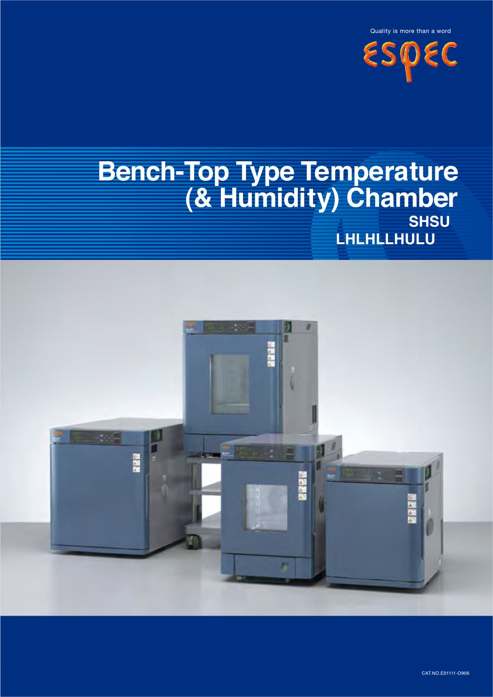 SU/SH & LHU Benchtop Catalog - ESPEC NORTH AMERICA