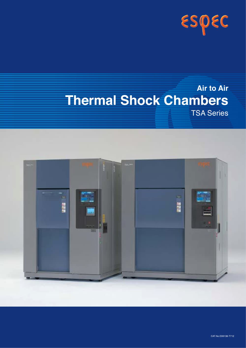 TSA Thermal Shock PDF Catalog - ESPEC NORTH AMERICA