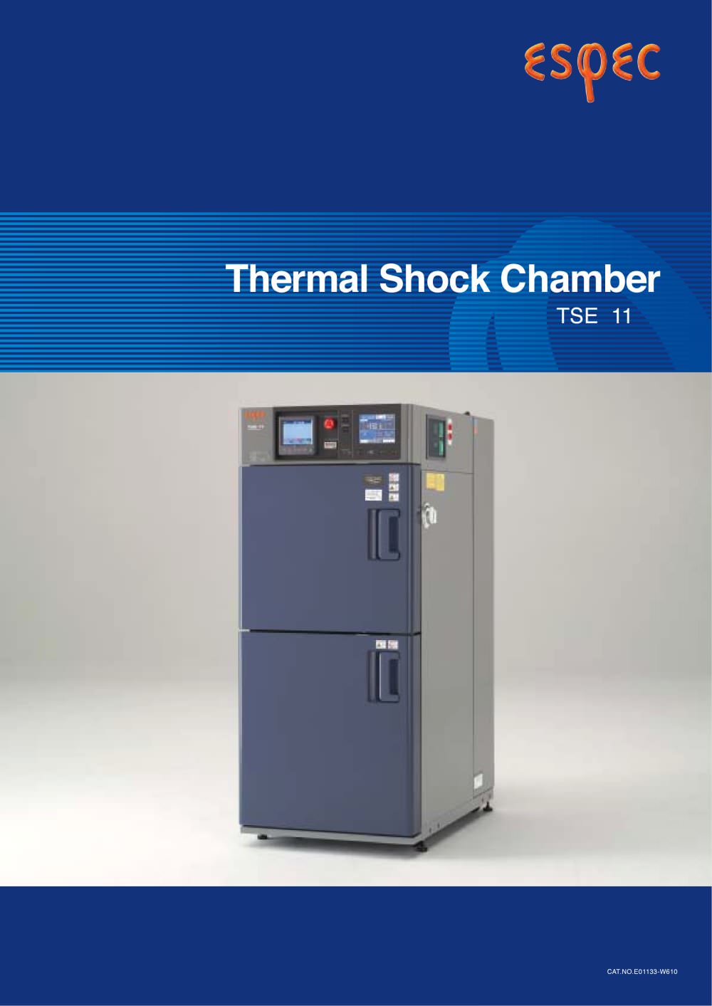 TSE-11 Thermal Shock PDF Catalog - ESPEC NORTH AMERICA