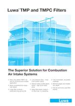 Luwa TMP and TMPC Filter for combustion air intake systems