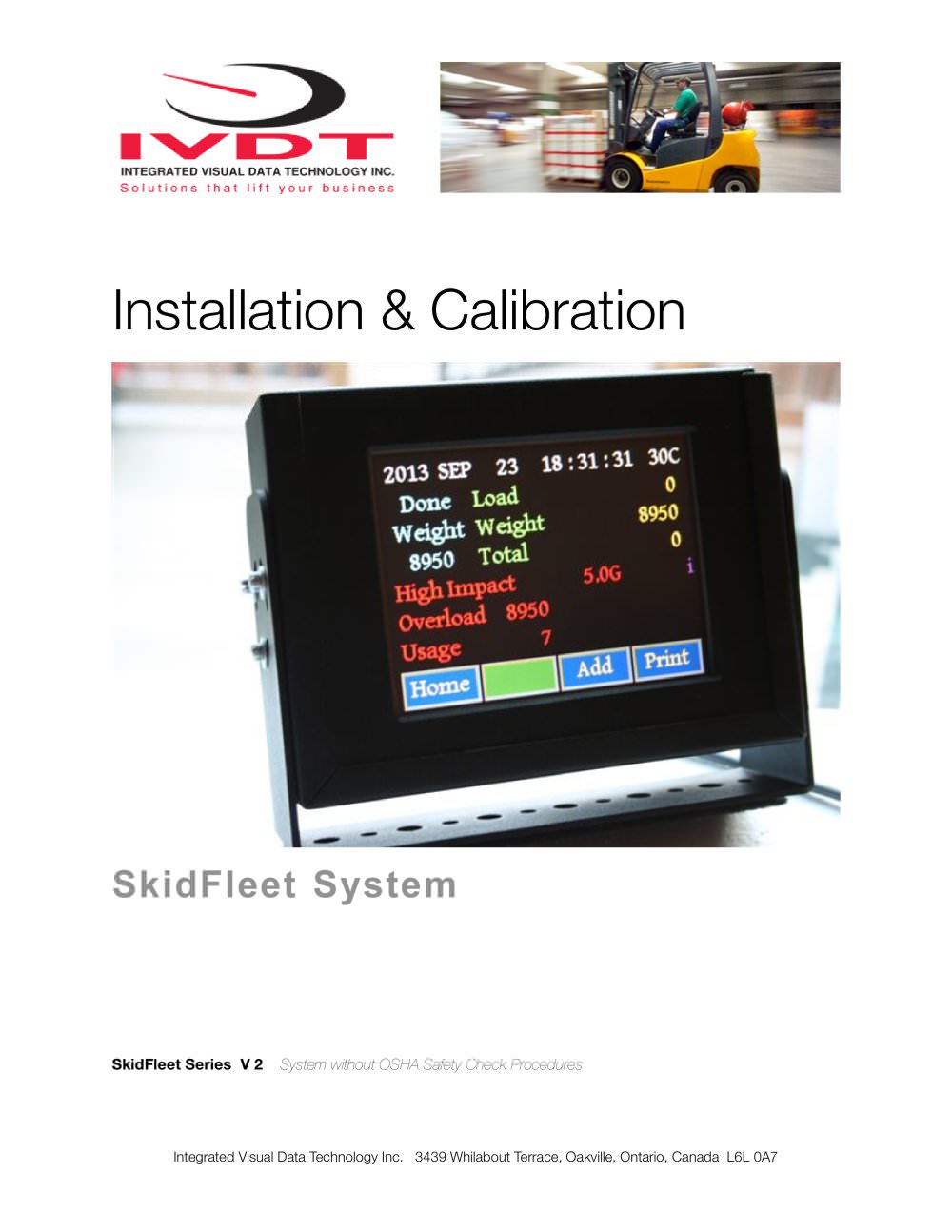 Installation Instructions for ED2 Series - IVDT