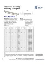 Flexible hose assemblies for water applications