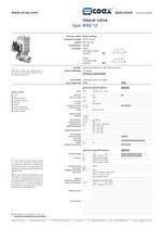 lateral valves  	RSV 12