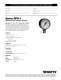 Bottom-Entry Pressure Gauges - Watts Water Technologies