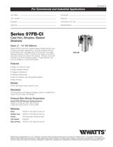 Cast Iron, Simplex, Basket Strainers