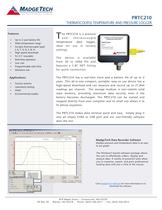  PrTC210 Pressure and Thermocouple Temperature Recorder