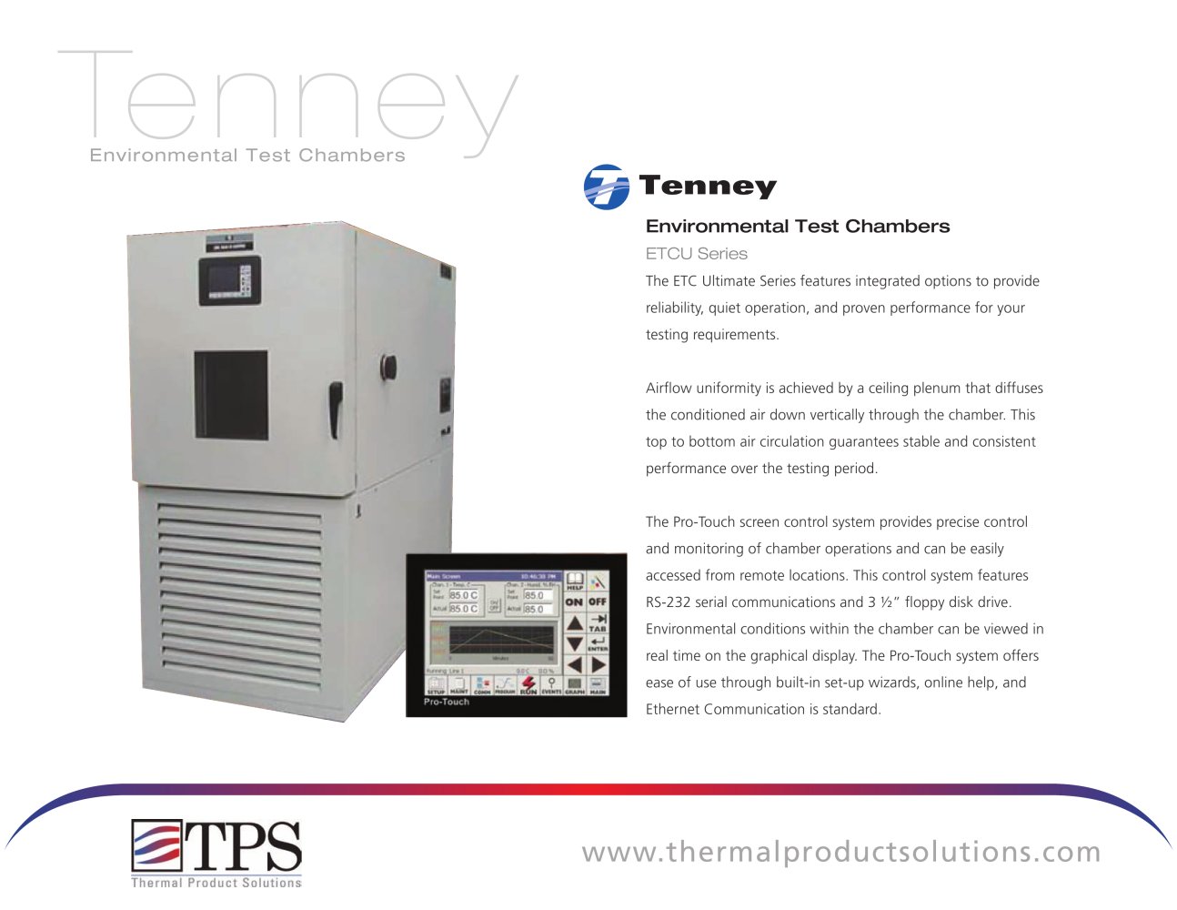 ETCU Series Environmental Test Chambers - TPS