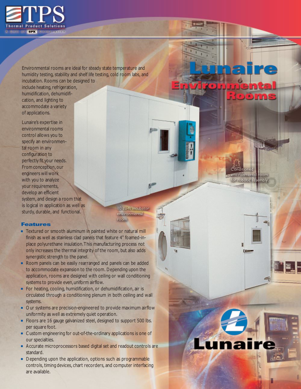 Lunaire Environmental Rooms - TPS