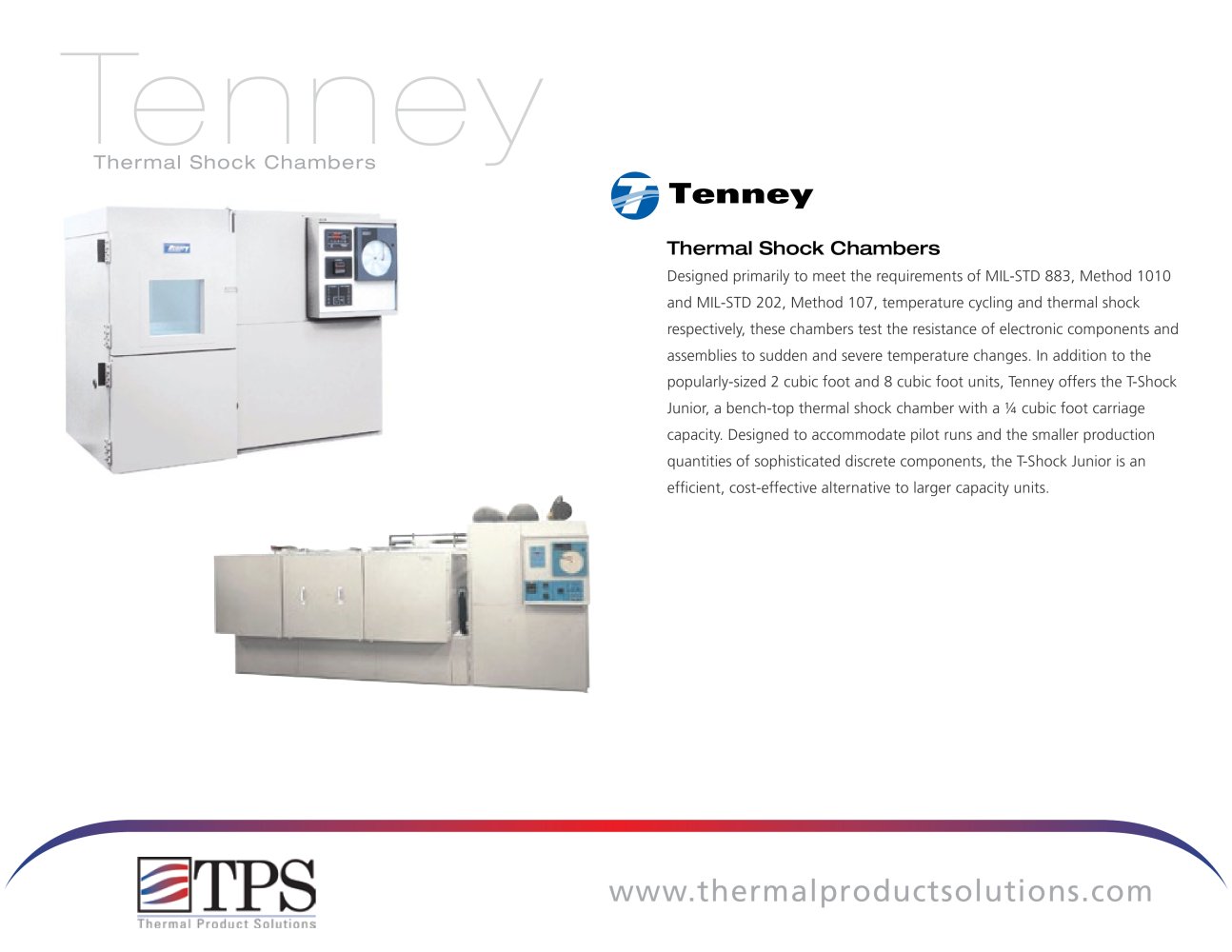 Thermal Shock Chambers - TPS