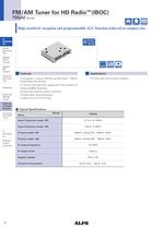 FM/AM Tuner for HD Radio