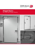 Hinged Doors � for Chill and Freezer Rooms