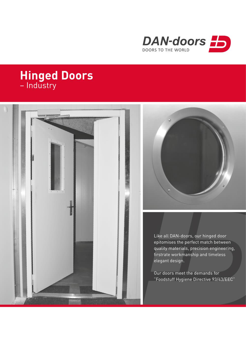 Hinged Doors � Industry - DAN-doors