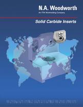 Replaceable Solid Carbide Inserts  	