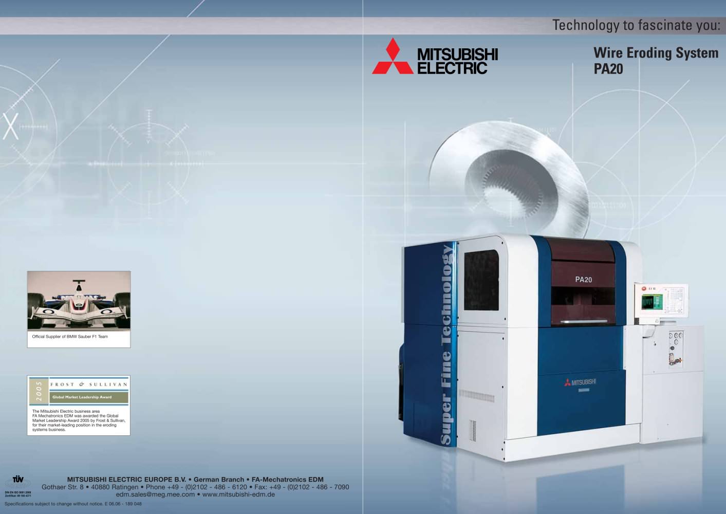 PA20 - Mitsubishi EDM