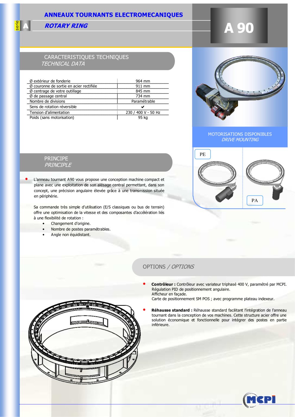 Rotary indexing ring - MCPI SAS