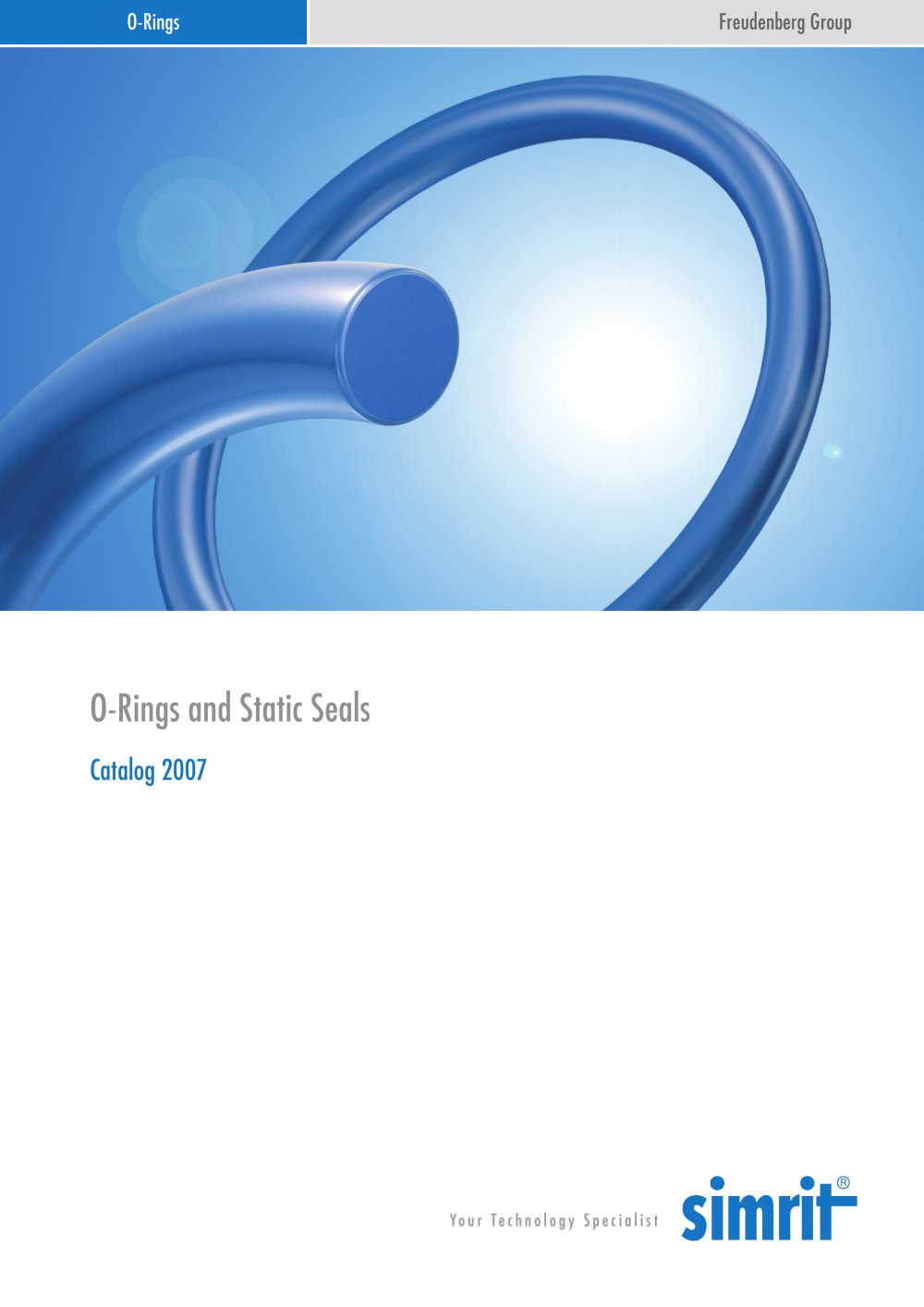 Catalogue 2007 O-Rings and Static Seals - Simrit