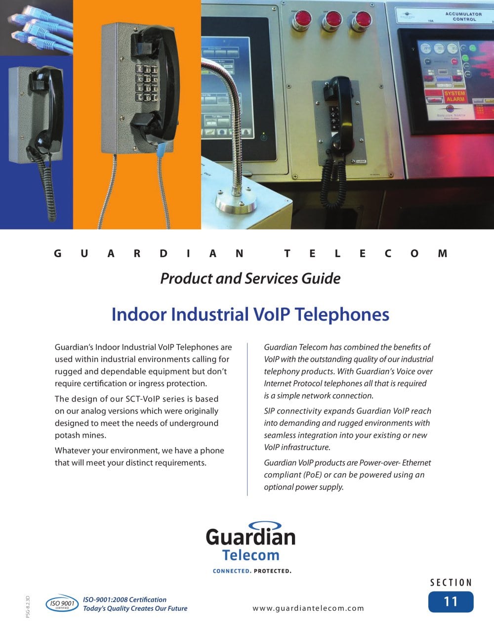 PSG7 Sec 11-14 Page/Talk Explosion Proof/Stations/Cable/System Components - Guardian Telecom