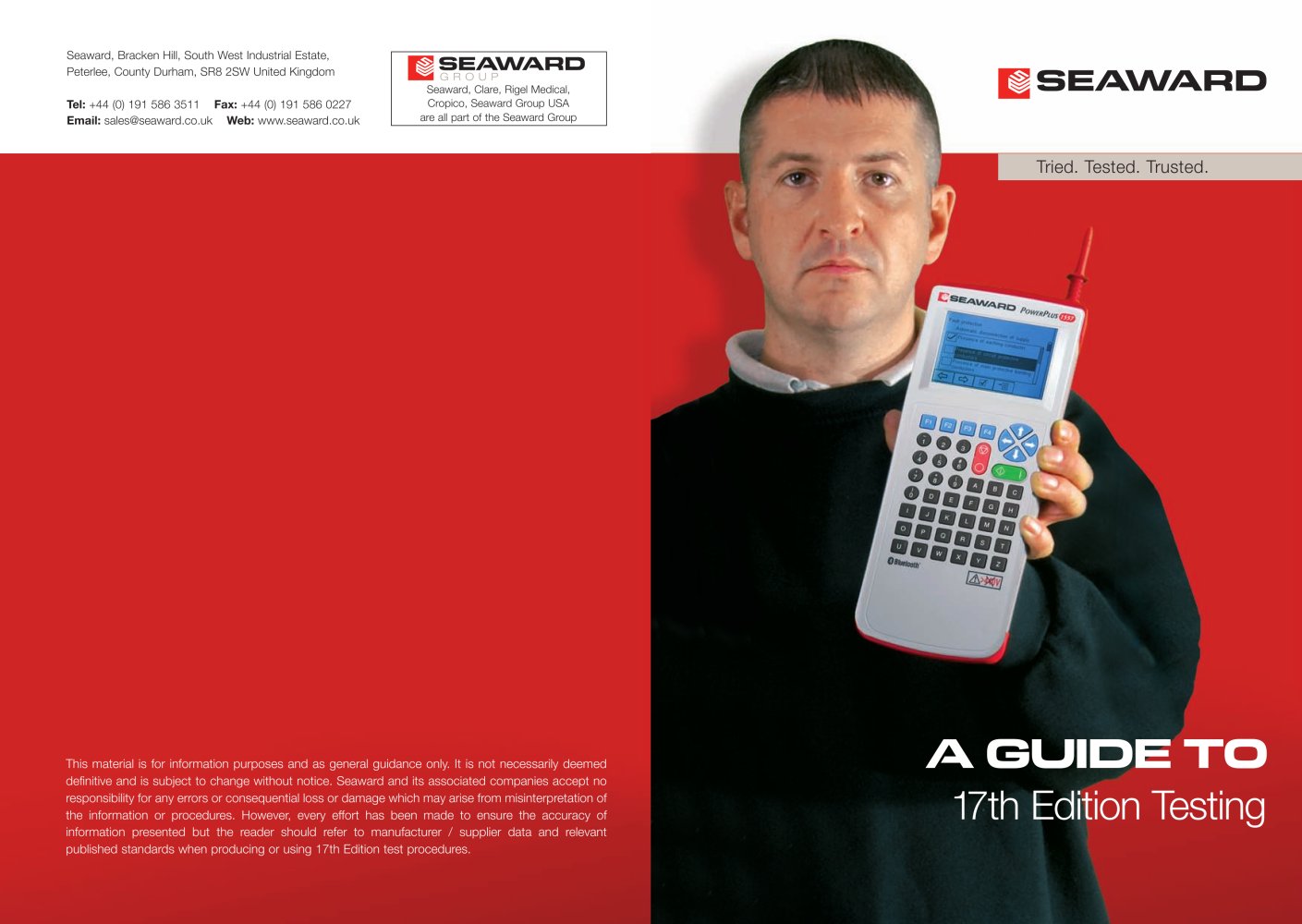 Guide to 17th Edition Testing - Seaward