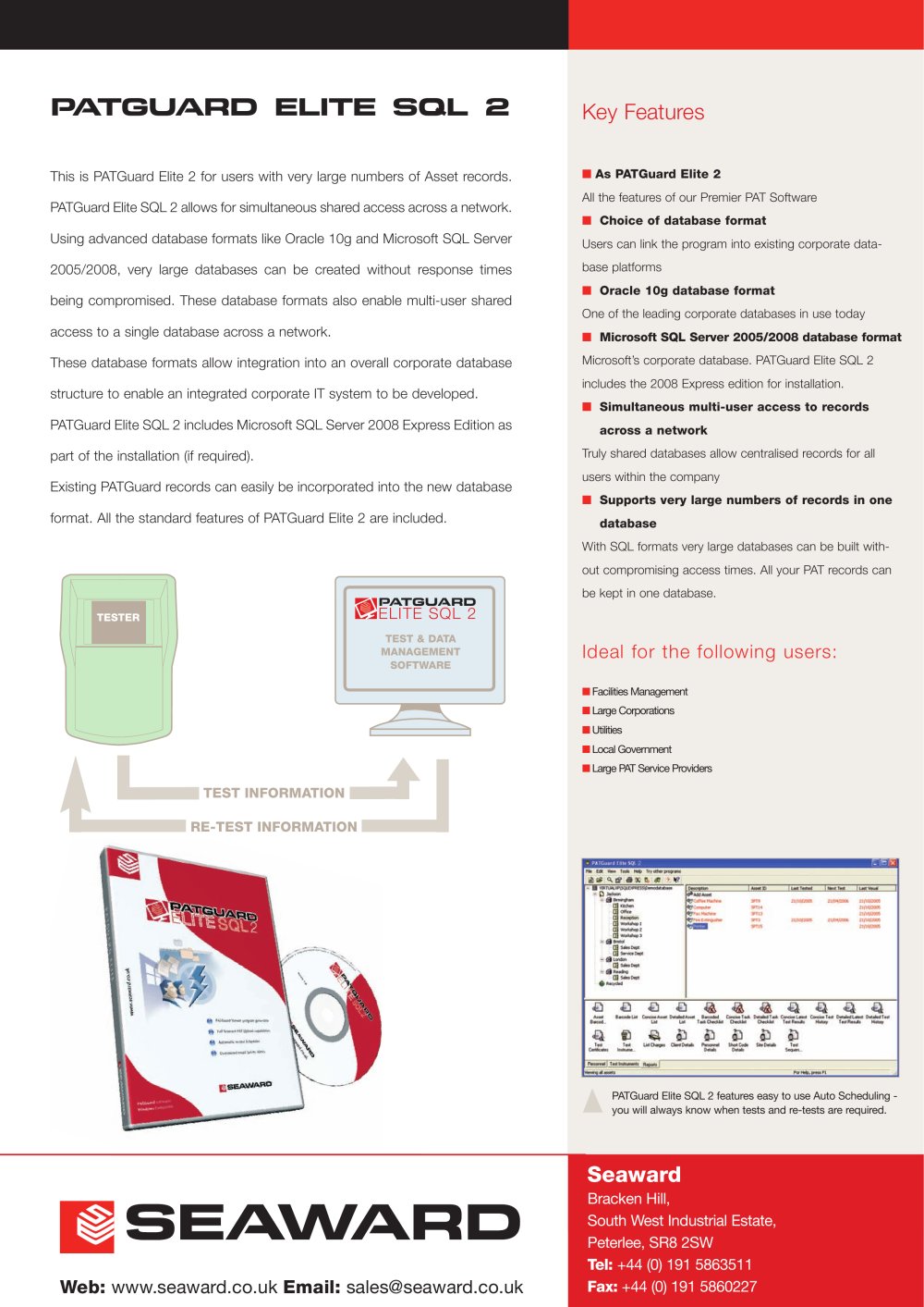 PATGuard Elite SQL 2 Datasheet - Seaward