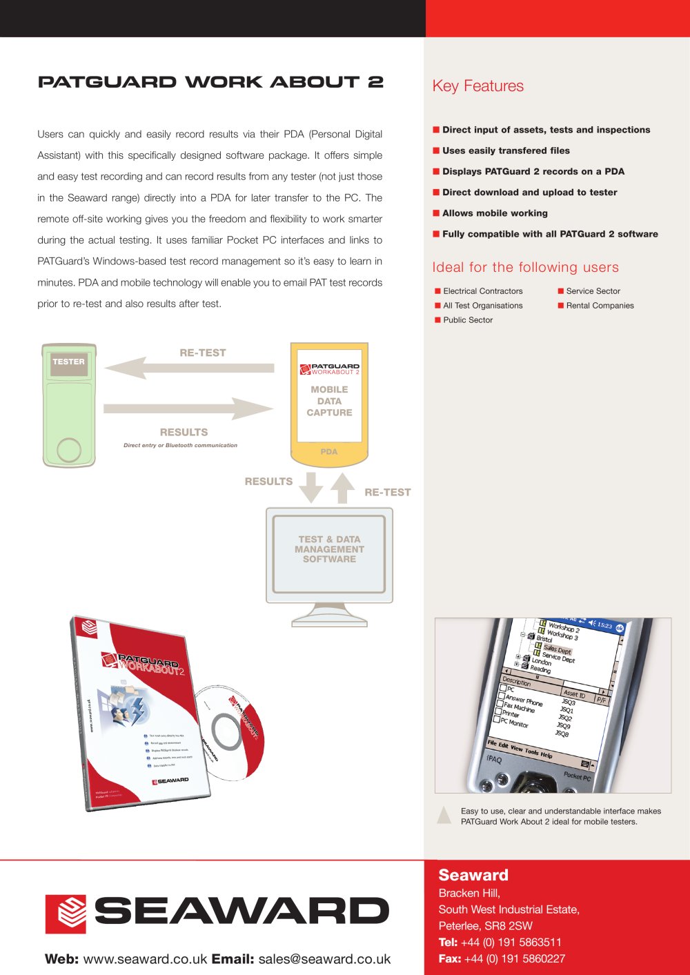 PATGuard Work About 2 Datasheet - Seaward