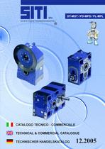 OT (P.A.M.) series = pre-arranged for motor fitting    MOT series =  gearbox pre-arranged for motor fitting complete with motor    OT series with solid input shaft= for in direct drive transmission through belt, chain, gear drive or coupling