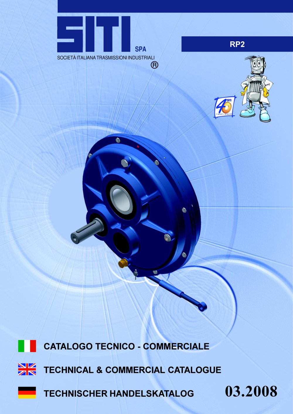 RP2 Series - Shaft mounted helical gearboxes - Siti